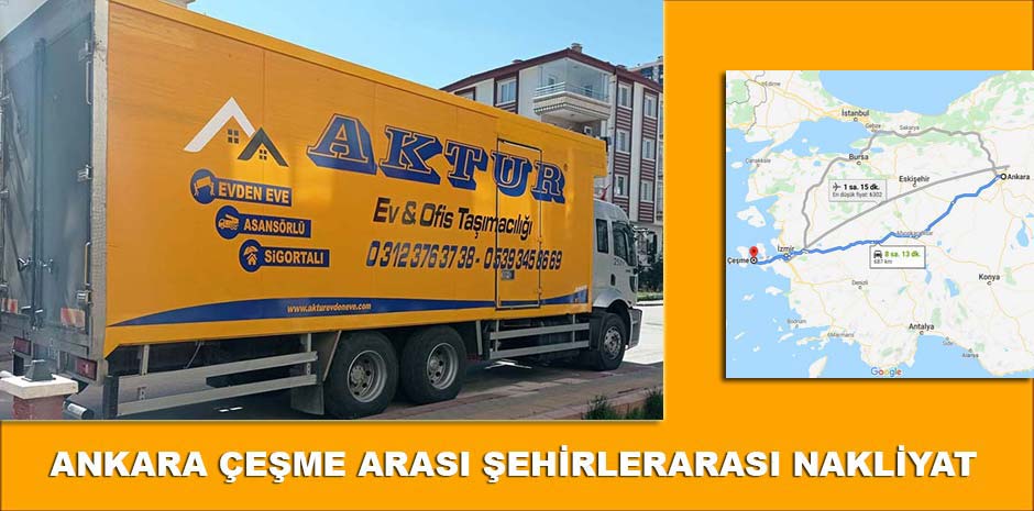 ankara çeşme arası şehirlerarasi- evden eve nakliyat