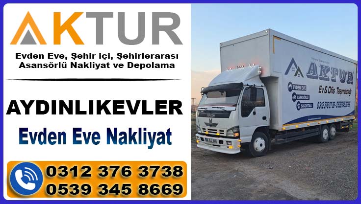 Aydınlıkevler evden eve nakliyat