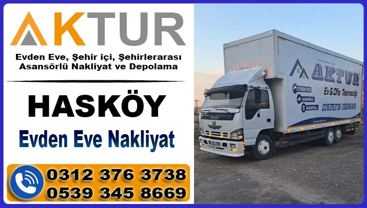 Hasköy evden eve nakliyat
